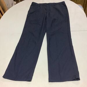 Men's Izod Golf Performance Slim Fit Pants Blue Size 34x32 100% Polyester